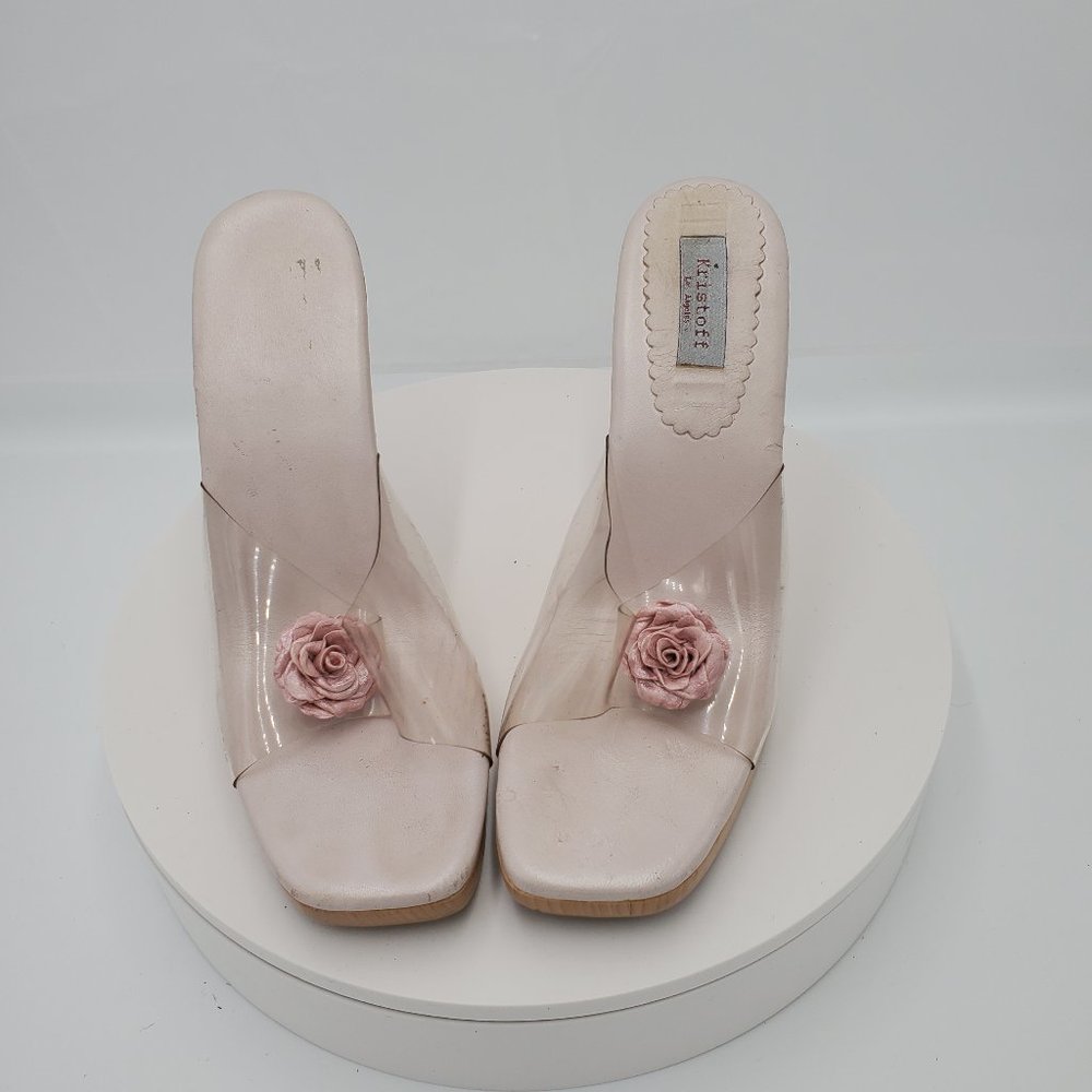 Pink Lucite Heels